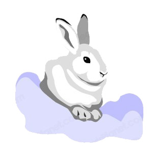 White rabbit listed in more animals decals.