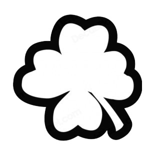 Four leaf clover frame listed in saint patrick's day decals.