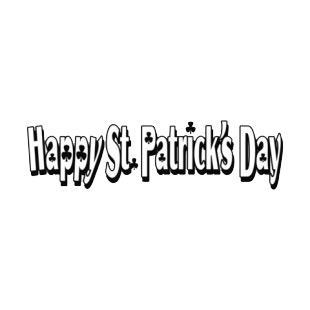 Happy St Patricks day  listed in saint patrick's day decals.