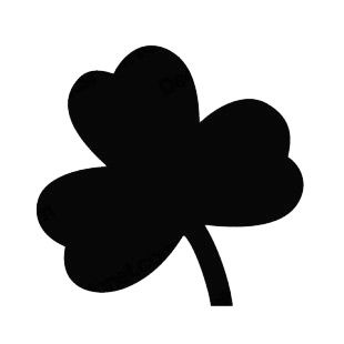 Shamrock listed in saint patrick's day decals.