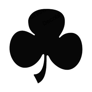 Shamrock listed in saint patrick's day decals.