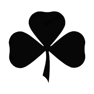 Shamrock listed in saint patrick's day decals.