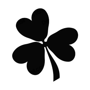 Shamrock listed in saint patrick's day decals.
