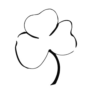 Shamrock listed in saint patrick's day decals.