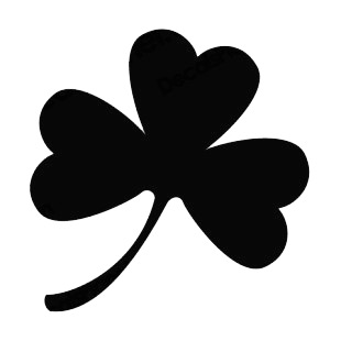 Shamrock listed in saint patrick's day decals.