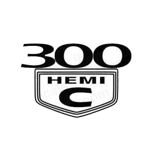 Chrysler 300C Hemi listed in chrysler decals.