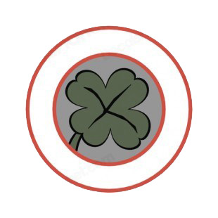 Four leaf clover symbol listed in saint patrick's day decals.