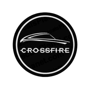 Chrysler Crossfire logo listed in chrysler decals.
