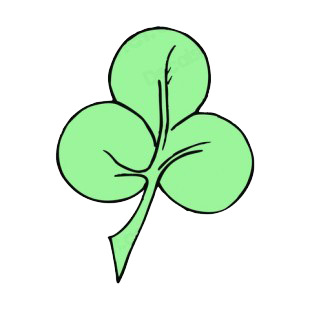 Shamrock listed in saint patrick's day decals.