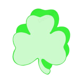 3D shamrock listed in saint patrick's day decals.