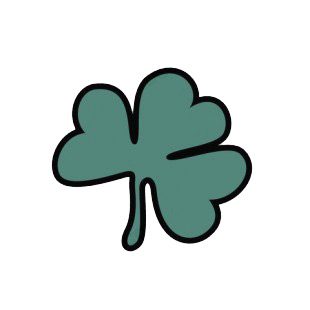 Shamrock listed in saint patrick's day decals.