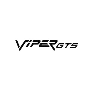 Dodge Viper GTS listed in dodge decals.