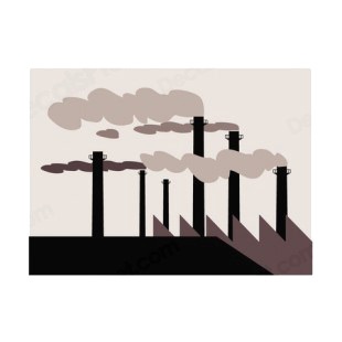 Factories smoke listed in buildings decals.