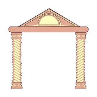 Arch pillar listed in buildings decals.