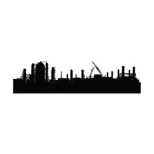 Refineries listed in buildings decals.