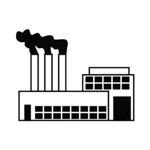 Smoke factory with hangar listed in buildings decals.
