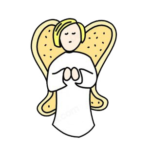 Angel praying listed in angels decals.