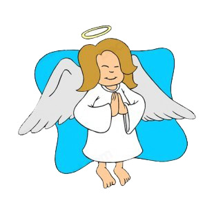 Angel praying listed in angels decals.