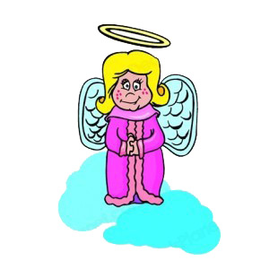 Angel with pink dress listed in angels decals.