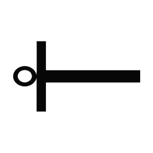 Coptic cross listed in crosses decals.