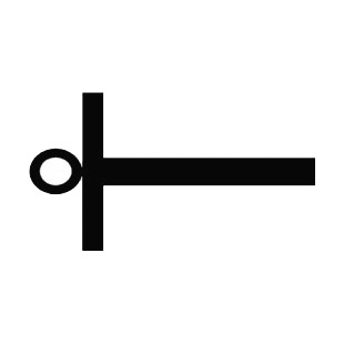 Coptic cross listed in crosses decals.
