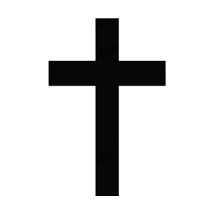 Christian cross listed in crosses decals.