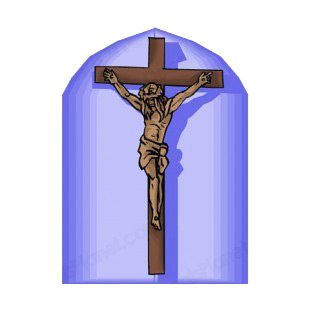 Crucifix listed in crosses decals.