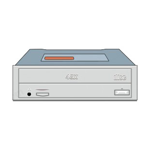 48x internal cd rom drive listed in business decals.