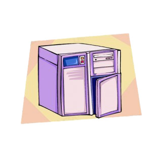 Purple server listed in business decals.