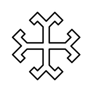 Millrine cross listed in crosses decals.