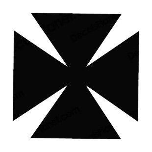 Maltese Cross listed in crosses decals.