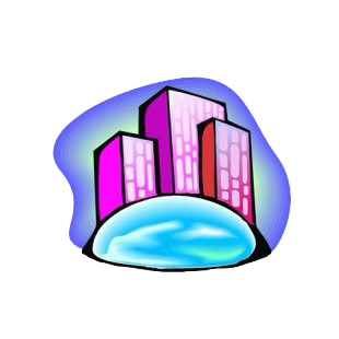 Internet world database listed in business decals.