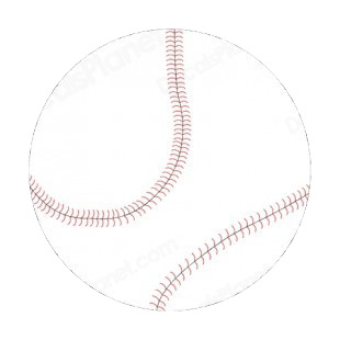 Baeball ball listed in baseball and softball decals.