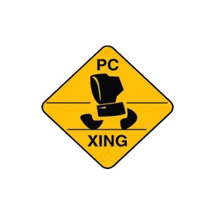 PC fixing sign listed in business decals.