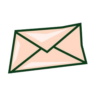 Envelope listed in business decals.