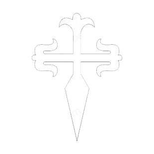 St james cross listed in crosses decals.