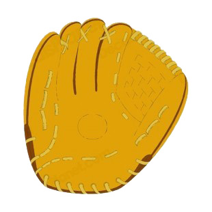 Baseball glove listed in baseball and softball decals.