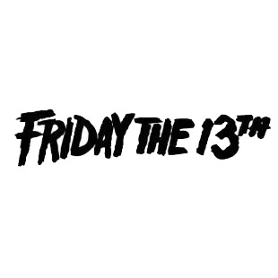 Friday the 13th logo listed in famous logos decals.