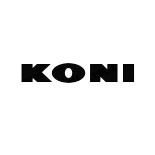 Koni listed in performance logo decals.
