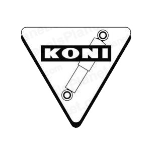 Koni listed in performance logo decals.