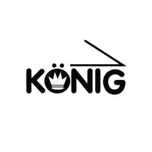 Konig listed in performance logo decals.