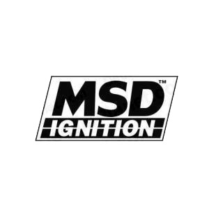 MSD Ignition listed in performance logo decals.