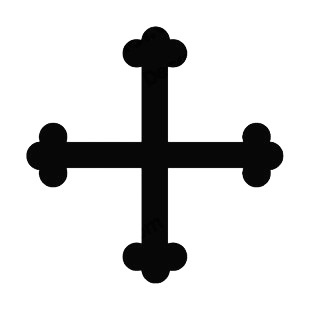 Bottonee cross listed in crosses decals.