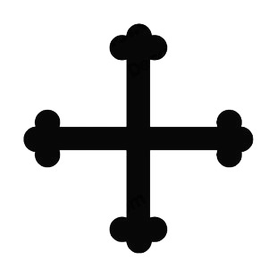Bottonee cross listed in crosses decals.