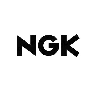 NGK listed in performance logo decals.