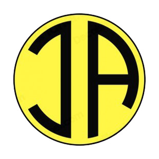 IA Akranes Football Club soccer team logo listed in soccer teams decals.