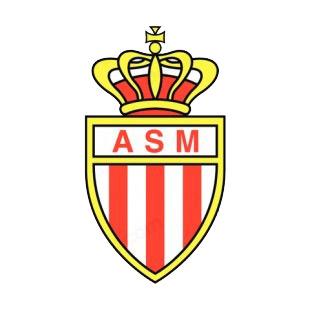 AS Monaco FC soccer team logo listed in soccer teams decals.