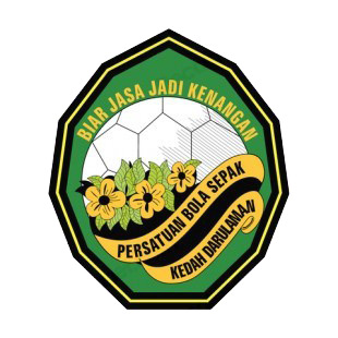  Kedah  fa soccer team logo  soccer teams decals decal 