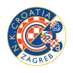 NK Dinamo Zagreb soccer team logo listed in soccer teams decals.