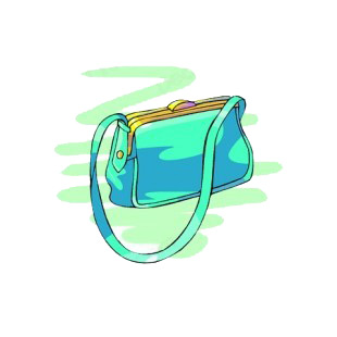 Blue bag listed in business decals.
